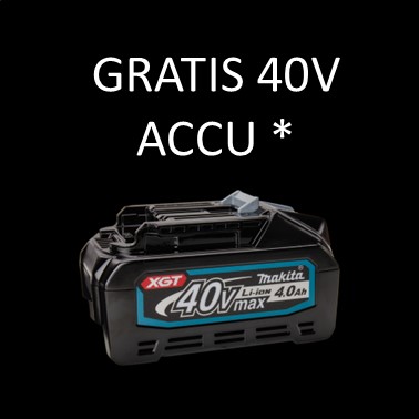 Haakse slijper 40V, fabr. Makita - type GA005GZ + gratis accu