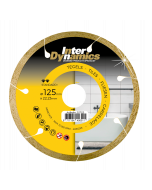 Diamantzaagblad ø 125x22,23mm - tegels, fabr. Inter Dynamics - type Standard+