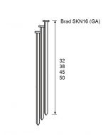 Doos à 2.000 RVS brads - draaddikte 1.6mm / 20°, fabr. DutackPro