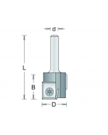 HM groeffrees met wisselmessen, fabr. RVS tools - type 420-12