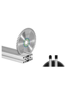 Cirkelzaagblad ALUMINIUM/PLASTICS, fabr. Festool - type  HW 260x2,4x30 TF68