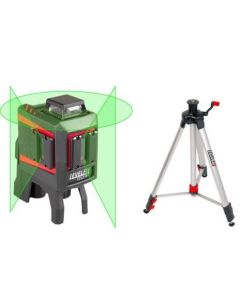 Kruislijnlaser 360° groen met statief, fabr. Levelfix - type CCL210G SET