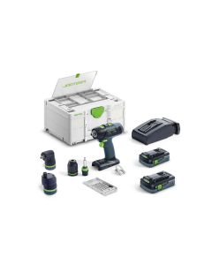 Schroef-/boormachine 18V, fabr. Festool - type T 18+3 HPC 4,0 I-Set