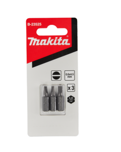 Makita - B-23525 - Schroefbit SL4,5x25mm (3st.)
