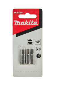 Makita - B-23531 - Schroefbit SL5,5x25mm (3st.)