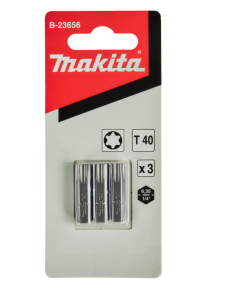 Makita - B-23656 - Schroefbit T40x25mm (3st.)