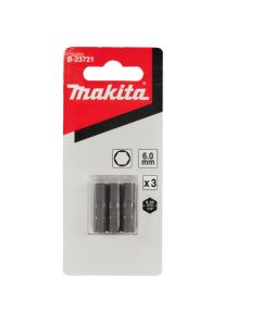 Makita - B-23721 - Schroefbit H6x25mm (3st.)