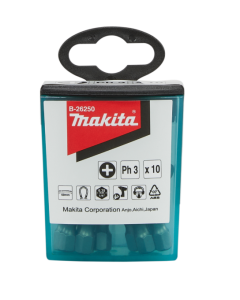 Makita - B-26250 - Schroefbit PH3x50mm (10st.)
