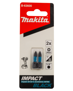 Makita - B-63600 - Slagschroefbit PH1x25mm (2st.)