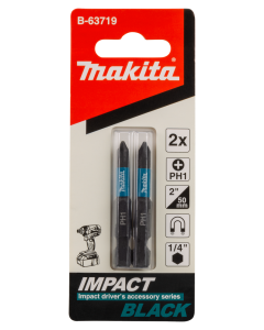Makita - B-63719 - Slagschroefbit PH1x50mm (2st.)