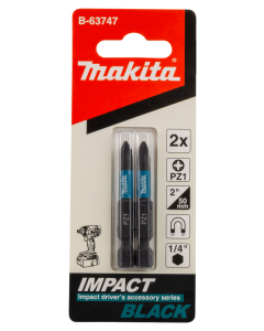 Makita - B-63747 - Slagschroefbit PZ1x50mm (2st.)