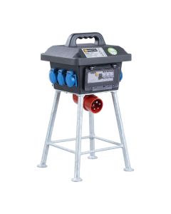 Connectra - NANO-LF01 - Rubber verdeelkast 32A 5P - uit 6x230V, 2x 32A 5P