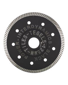 Diamantzaagblad ø 115x22.23mm - tegels, fabr. Inter Dynamics - type BlackPower Standard