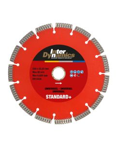 Diamantzaagblad ø 230x22.23mm - universeel, fabr. Inter Dynamics - type Standard+