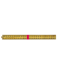 Schuil - Duimstok hout bruin 1M