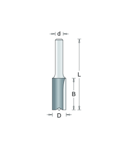 HM groeffrees 20x30x8mm, fabr. RVS tools - type 355-8XXL