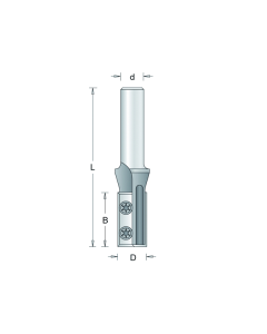 HM groeffrees met wisselmessen, fabr. RVS tools - type 434-8