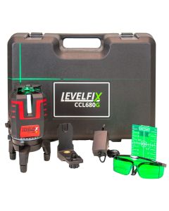 Kruislijnlaser groen 360°, fabr. Levelfix - type CCL680G