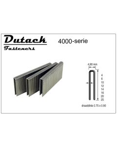 Doos à 5.000 RVS nieten 4.9x6mm, fabr. DutackPro - type 4000