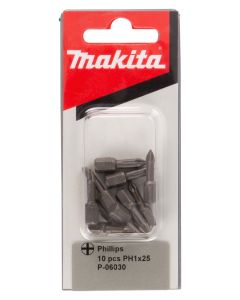 Makita - P-06030 - Schroefbit PH1x25mm (10st.)