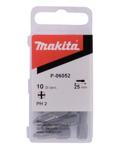 Makita - P-06052 - Schroefbit PH2x25mm (10st.)