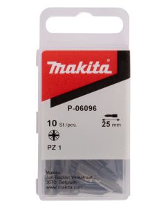 Makita - P-06096 - Schroefbit PZ1x25mm (10st.)