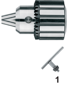 Boorkop met tandkrans 1-13mm, fabr. Phantom - type J6