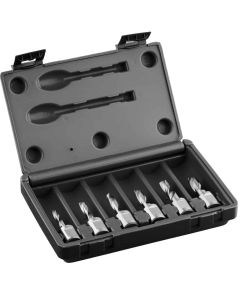 Set spiraalboren Ø6/7/8/9/10/11 - 30 mm - Weldon, fabr. Euroboor - type SSPI.KIT