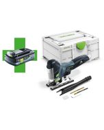 Decoupeerzaag 18V, fabr. Festool - type  CARVEX PSC 420 EB-Basic (met gratis 18V 4,0Ah accu)