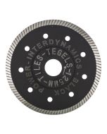 Diamantzaagblad ø 115x22.23mm - tegels, fabr. Inter Dynamics - type BlackPower Standard