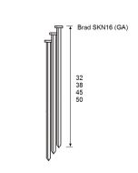 Doos à 2.000 gegalvaniseerde brads - draaddikte 1.6mm / 20°, fabr. DutackPro