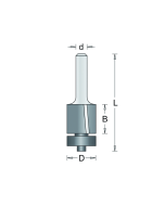 HM kantenfrees 16x15,9x8mm, fabr. RVS tools - type 104-8