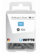 Set à 15 bits PZ - lengte 25 mm, fabr. Witte