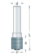 Spindel voor platverzonken schijffrees, fabr. RVS tools - type 361-8