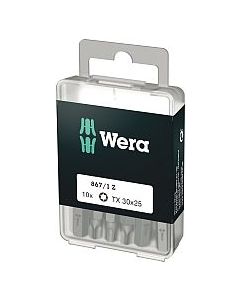 Set à 10 bits Torx - lengte 25 mm, fabr. Wera