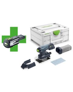 Vlakschuurmachine 18V, fabr. Festool - type RTSC 400-Basic + gratis accu