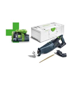 Reciprozaag 18V, fabr. Festool - type RSC 18 EB-Basic (met gratis 5,0Ah accu) I 578409