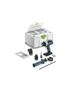 Schroef-/klopboormachine 18V, fabr. Festool - type  QUADRIVE TPC 18/4 I-Basic-Set I 577625