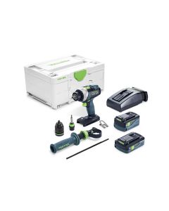 Schroef-/boormachine 18V, fabr. Festool - type  QUADRIVE TDC 18/4 5,0/4,0 I-Plus I 577649