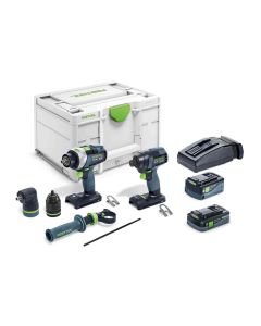 Set met boor- en slagschroefmachine 18V, fabr. Festool - type TID 18 5,0/4,0-Set TPC 18/4