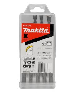 SDS-PLUS-borenset 5-delig, fabr. Makita - type B-55784