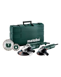 Comboset haakseslijpers 230V, fabr. Metabo - type WE 2200-230 + W 750-125