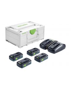 Energie-set 4,0Ah 18V, fabr. Festool - type SYS 18V 4x4,0/TCL 6 DUO