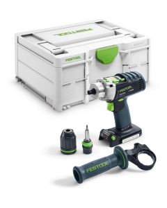 Schroef-/klopboormachine 18V, fabr. Festool - type  QUADRIVE TPC 18/4 I-Basic