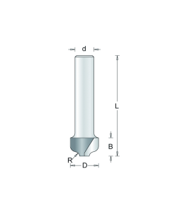 HM profielfrees 19,1x11,1x8mm, fabr. RVS tools - type 102-8