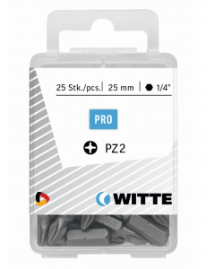 Set à 15 bits PZ - lengte 25 mm, fabr. Witte