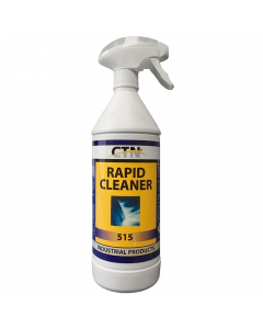 Fles reinigingsmiddel à 1 ltr, fabr. CTN - type Rapid Cleaner