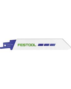 Set à 5 reciprozaagbladen 150mm voor staal, fabr. Festool - type METAL STEEL/STAINLESS
STEEL HSR 150/1,6 BI/5