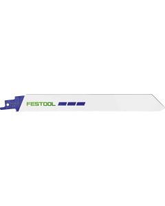 Set à 5 reciprozaagbladen 230mm voor staal, fabr. Festool - type METAL STEEL/STAINLESS
STEEL HSR 230/1,6 BI/5