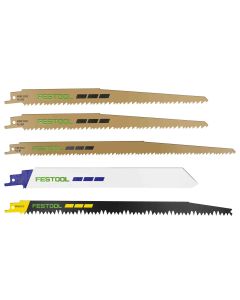 Set à 5 reciprozaagbladen assortiment, fabr. Festool - type RS-Sort/5